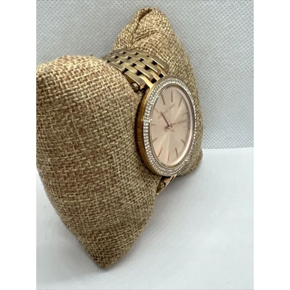 Michael Kors Darci MK3192 Womens Rose Gold Analog Dial Quartz Wrist Watch JNA413